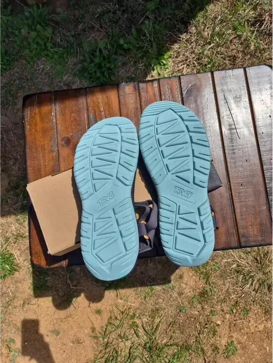 NEW Teva Hurricane XLT2 Sport Sandals Women Sz 14 Pastel Tirquoise Hiking - Picture 6 of 7